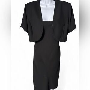 SL Fashions Black Dress with Jacket